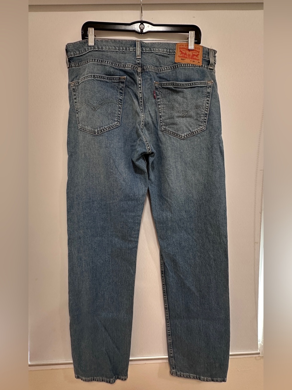 Levi's Men's Medium Blue Straight-Leg Denim Jeans